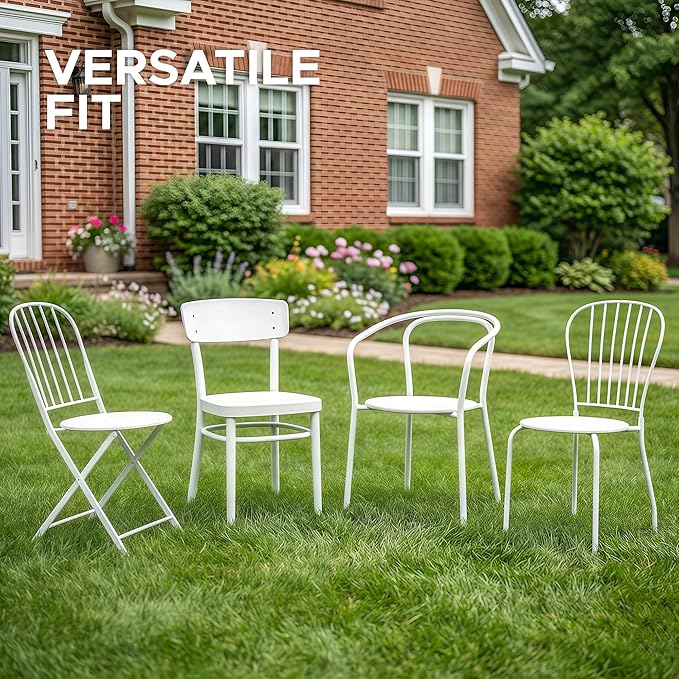 Outdoor Round Chair Cushions 15 Inch, Fade-Resistant & Water-Resistant, Bistro Chair Seat Pads for Porch Garden Balcony Patio Furniture Stools, Non-Slip Bottom, Set of 2, Beige