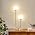 Mid Century Modern Globe Table Lamp Gold U-Shape Glass Table lamp 2-Globe Bedside Lamp with LED G9 Light Source Ideal for Bedroom & Office