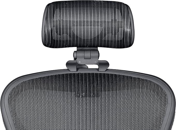 Engineered Now The Original Headrest for The Herman Miller Aeron Chair (H3 for Remastered, Onyx)