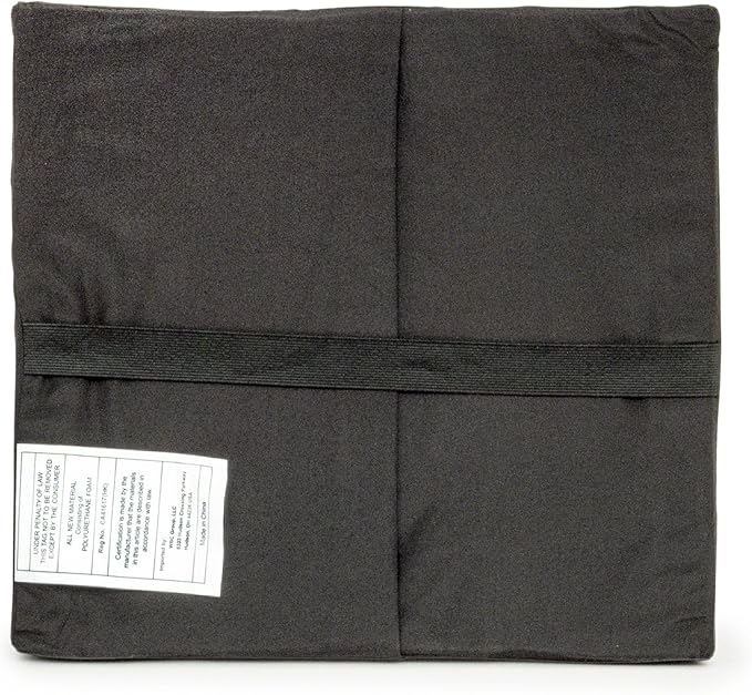 BodyMed Lumbar Support Cushion, Standard, Black – Lower Back Support for Improved Comfort – Ideal for Use at Home, in The Office, and Traveling – Durable, Adjustable, & Lightweight