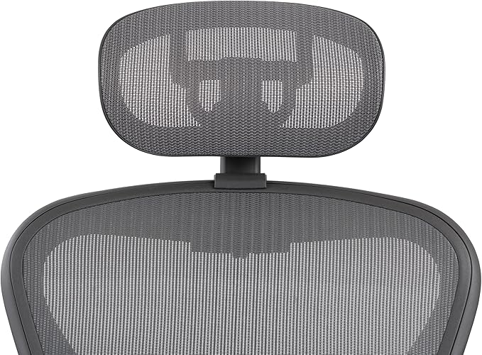 Engineered Now The Original Headrest for The Herman Miller Aeron Chair - The New H6 Model - Remastered Graphite