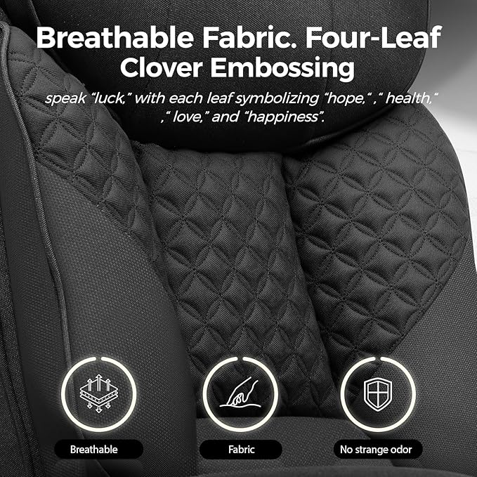 GTPLAYER Big and Tall Office Chair, High Back Computer Gaming Chair with Ergonomic Lumbar Support &Pocket Spring Cushion for Lower Back Pain Relief, Fabric Executive Chair with Foot Rest, Black