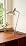 Industrial Desk Lamp Metal Modern Table Lamp 22", Adjustable Neck (4000K) with Adjustable Switch, Ideal for Office Desk Bedroom Bedside Lamps Study Room Living Room Side Table (Nickel)