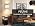 PESRAE Floor Lamp with Table & 2 Drawers, End Table with Lamp, Rustic Brown