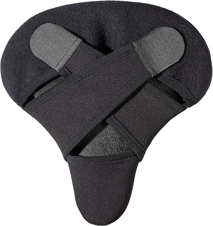 Schwinn Cruise Memory Foam Dual Strap Bike Seat Cover, Saddle Cover for Extra Comfort, Soft, Weather-Resistant Memory Foam, Dual Straps Attach Quickly to Most Adult Cruiser Bike Seats