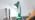 LED Desk Lamp for Home Office, Table Lamp with Pen Holder, 3 Color Modes Reading Light, Eye-Caring Desk Light with Gooseneck, Metal Study Lamp for Dorm Bedside Bedroom (Green Lamp)
