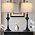 28.75 " 3-Way Touch Control Modern Table Lamp Set of 2 for Living Room , Bedside Lamp with USB A+C Ports, Mid Century Black Table Lamps, Nightstand Lamps Set ,Beige Fabric Shade Vintage Accent Style