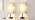 Fenmzee Bedside Lamp for Bedroom Set of 2 - Small Table Lamp for Nightstand