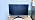 Computer Monitor Light Bar, Touch Control Adjustable E Reading USB Powered Lamp, No Glare Eye Caring LED Screen Monitor Light Bar, for 0.6 Inches to 1.6 Inches Laptops (White)