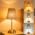 Boho Rattan Table Lamp,Small Wicker Lamp,Rechargeable Led Desk Lamp