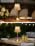 Cordless Flower Table Lamp,Cute Small Desk Lamp,Vintage Aesthetic Lamp